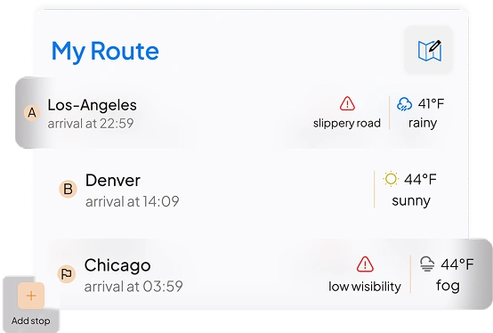 Truck GPS app with route, weather alerts, and hazards — best GPS for truckers and top truck navigation system.